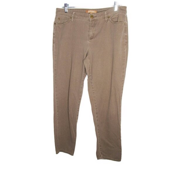 Ellen Tracy - Tan Denim Jeans - Size 6 - Picture 1 of 7
